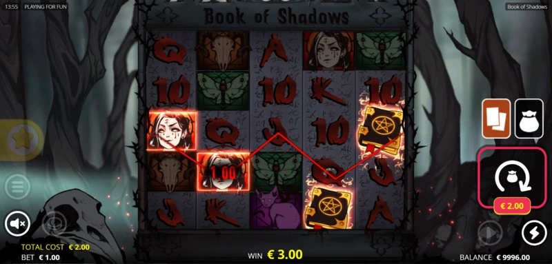 Book of Shadows slot demo