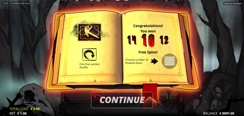 Book of Shadows Slot logo